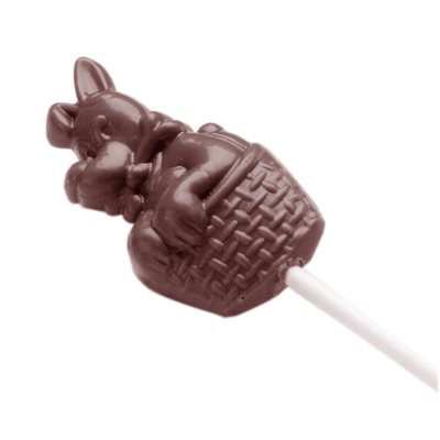 POLYCARBONATE MOLD DOG ON STICK 27.5X17.5X2.4CM