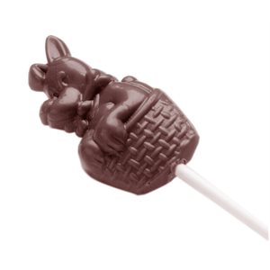 POLYCARBONATE MOLD DOG ON STICK 27.5X17.5X2.4CM