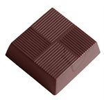 POL.MLD SQUARE WITH LINES 27.5X17.5X2.4CM