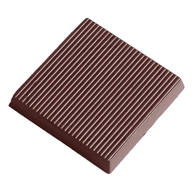 POL.MLD SQUARE WITH LINES 27.5X17.5X2.4CM