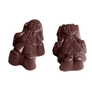 POLYCARBONATE MOLD MINIKIDS 2 FIG 27.5X17.5X2.4CM