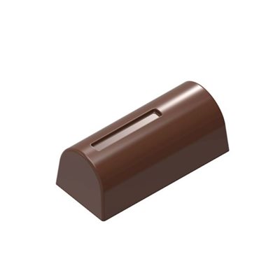 CHOC. MOULD BUCHE LINE E. KNAM 27.5X17.5X2.4CM