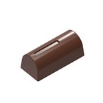 CHOC. MOULD BUCHE LINE E. KNAM 27.5X17.5X2.4CM