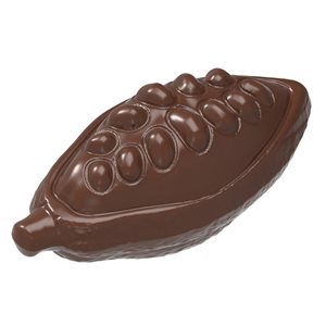 CHOC. MOULD COCOABEAN OPEN 27.5X17.5X2.4CM