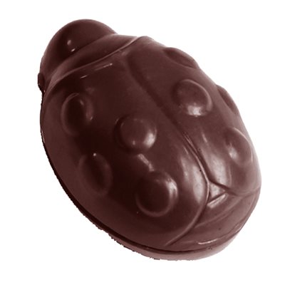 CHOC. MOULD LADYBUG 27.5X17.5X2.4CM