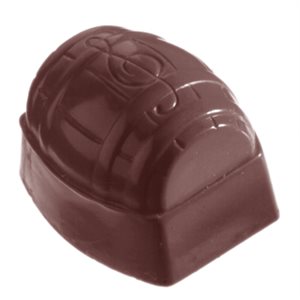 CHOC. MOULD BARREL 27.5X17.5X2.4CM