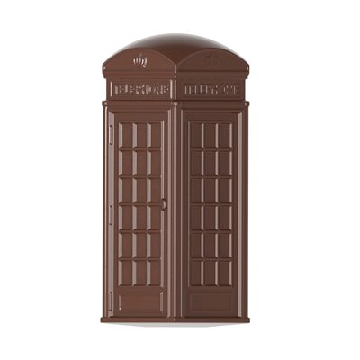 CHOCOLATE MOULD TELEPHONE BOOTH