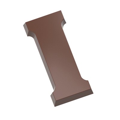 POLYCARBONATE CHOCOLATE MOULD LETTER I 135G