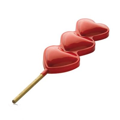 POLYCARBONATE CHOCOLATE MOLD LOLLIPOP LOVELOVELOVE