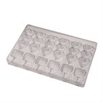 POLYCARBONATE CHOCOLATE MOLD LOLLIPOP LOVELOVELOVE