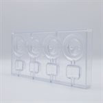 POLYCARBONATE CHOCOLATE MOLD LOLLIPOP BUTTON
