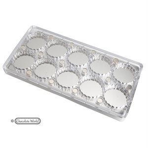 POLYC. MOLD MAGNETIC ROUND 50MM 27.5X13.5X2.4CM