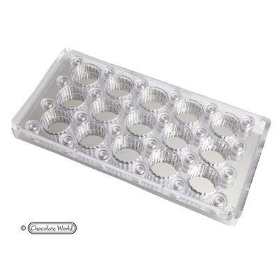 POLYC. MOLD MAGNETIC ROUND 32MM 27.5X13.5X2.4CM