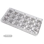 POLYCARBONATE MOLD MAGNETIC OVAL 27.5X13.5X2.4CM