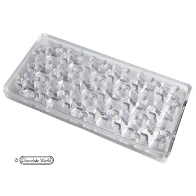 POLYCARBONATE MOLD MAGNETIC STAR 27.5X13.5X2.4CM