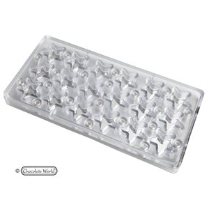 POLYCARBONATE MOLD MAGNETIC STAR 27.5X13.5X2.4CM