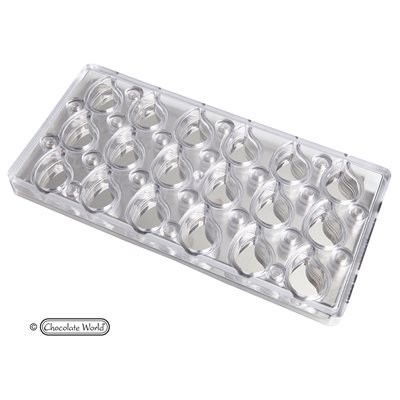 POLYCARBONATE MOLD MAGNETIC DROP 27.5X13.5X2.4CM