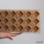 POLYC. MOLD MAGN. RECT ENROBED 27.5X13.5X2.4CM