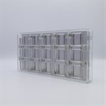 POLYCARBONATE MOLD MAGNET SQUARE 27.5X13.5X2.4CM