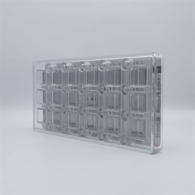 POLYCARBONATE MOLD MAGNETIC CUBE 27.5X13.5X2.4CM