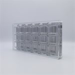 POLYCARBONATE MOLD MAGNETIC CUBE 27.5X13.5X2.4CM