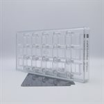 POLYCARBONATE MOLD MAGNETIC CUBE 27.5X13.5X2.4CM