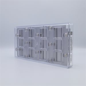 POLYC. MOLD MAGNETIC BAR 3 BLOCK 27.5X13.5X2.4CM