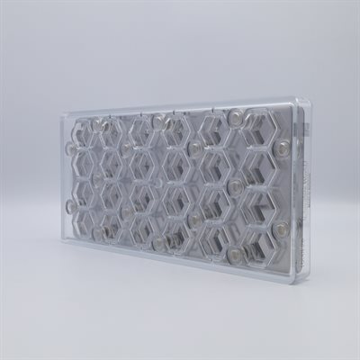 POLYC. MOLD MAGNETIC HEXAGON 27.5X13.5X2.4CM