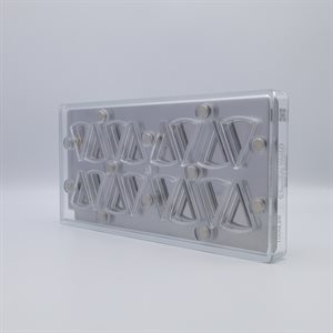 POLYC. MOLD MAGN. TRIANGLE SLICE 27.5X13.5X2.4CM