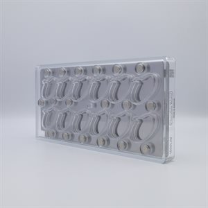 POLYC. MOLD MAGNETIC TEXT BALLOON 27.5X13.5X2.4CM