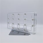 "POLYC. MOLD MAGN. RECT "" DOMINO"" 27.5X13.5X2.4CM"