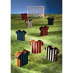 POLYC. MOLD MAGN. FOOTBALL SHIRT 27.5X13.5X2.4CM