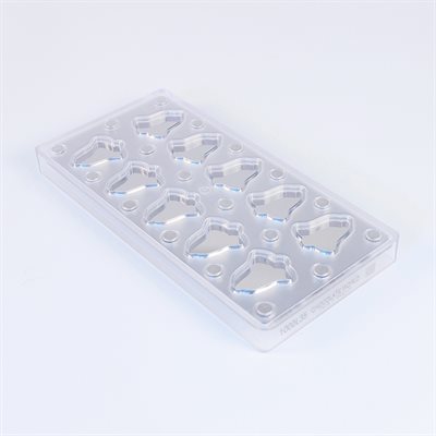 POLYCARBONATE MOLD MAGNETIC BELLS 27.5X13.5X2.4CM