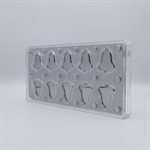 POLYCARBONATE MOLD MAGNETIC BELLS 27.5X13.5X2.4CM