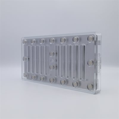 POLYCARBONATE MOLD MAGNETIC BAR 27.5X13.5X2.4CM