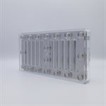 POLYCARBONATE MOLD MAGNETIC BAR 27.5X13.5X2.4CM