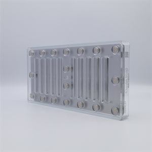 POLYCARBONATE MOLD MAGNETIC BAR 27.5X13.5X2.4CM