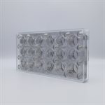 POLYCARBONATE MOLD MAGNETIC CIRCLE 27.5X13.5X2.4CM