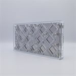 POLYCARBONATE MOLD MAGNETIC SQUARE 27.5X13.5X2.4CM
