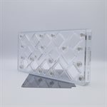 POLYCARBONATE MOLD MAGNETIC SQUARE 27.5X13.5X2.4CM