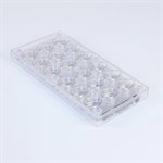 POLYCARBONATE MOLD MAGNETIC EGG 27.5X13.5X2.4CM