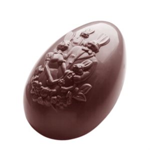 NO FRAME POLYCARBONATE MOLD EGG RABBIT 200 MM