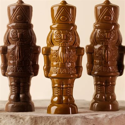 POLYCARBONATE CHOCOLATE MOULD MAGNETIC NUTCRACKER 200 MM HM046
