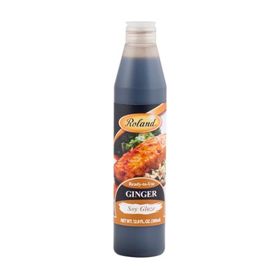 GINGER SOY SAUCE GLAZE, 12.8 OZ FL / 378 ML X 6 