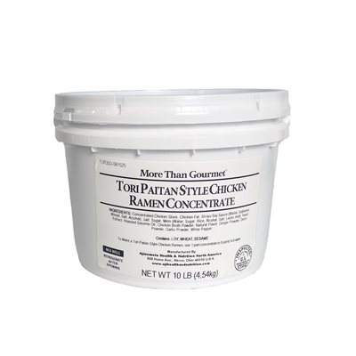 CHICKEN TORI PAITAN STYLE RAMEN BROTH, 10 LBS / 4.5 KG 
