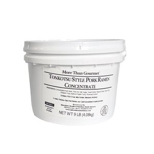PORK TONKOTSU STYLE RAMEN BROTH, 9 LBS / 4.1 KG 