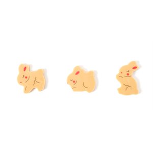 ASSORTED HOPPING BUNNIES, BLONDE CHOCOLATE