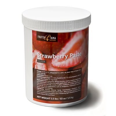 STRAWBERRY PASTE, 3.3 LB (1.5 KG)