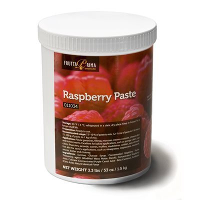 RASPBERRY PASTE, 3.3 LB (1.5 KG)