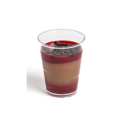 GLUTEN-FREE & VEGAN RASPBERRY & DARK CHOC VERRINE CUP, 2.23 OZ, 140PC